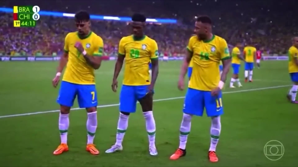 Saldr en el FIFA23? El viral baile de Neymar, Vinicius y Paquet que engancha