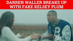 Darren Waller breaks up with fake Kelsey Plum in dramatic music video