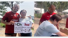 Chicharito recibe sorpresa de mujer que viaj de Hong Kong a Guadalajara solo para conocerlo