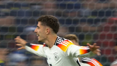 Gol de Havertz (p.) (3-0) en el Alemania 5-1 Escocia