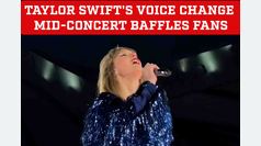 Taylor Swift's Mid-Concert Voice Change Leaves Fans Questioning