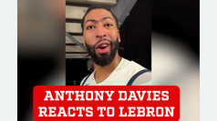 Anthony Davies reacts to LeBron James performance