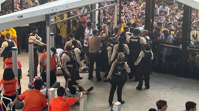 Gravísimos incidentes en la previa de la final de la Copa América