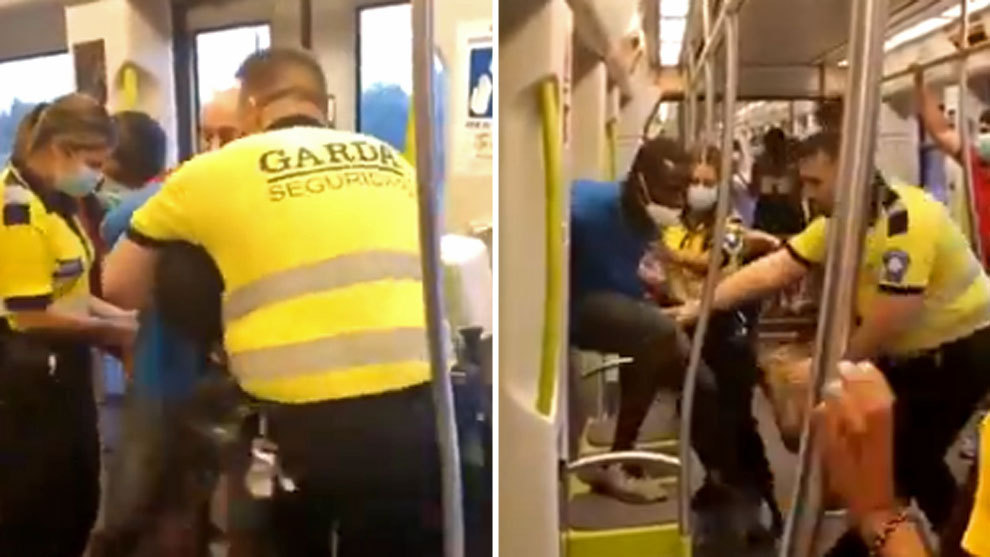 Polmica detencin con tintes de racismo en el metro de Valencia: "Soltadle el cuello!"