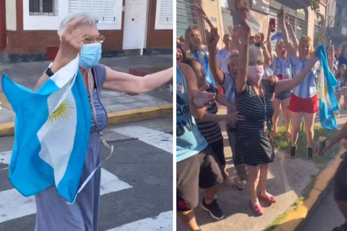 Ojo a la octogenaria celebración más viral en Argentina Foto foto