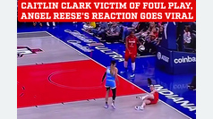 Caitlin Clark is the victim of foul play; Angel Reese's viral reaction sparks speculation: Does she really hate her?
