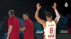 As lo hicieron los madridistas Musa, Hezonja y Tavares en el homenaje a Drazen Petrovic