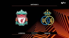 Liverpool 2-0 Union SG: resumen y goles | Europa Legue (J2)