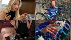 Froome parodia un vídeo viral de una marca de coches de lujo con su bici: ¡sublime!