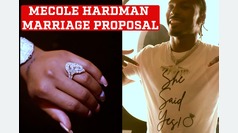 Mecole Hardman's marriage proposal to his fiance Chariah Gordon