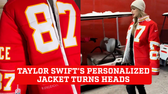Kristin Juszczyk fashion: Taylor Swift wears custom jacket made by