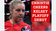 Christie Sides celebrates Kelsey Mitchell's long-awaited WNBA playoff debut