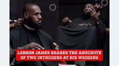 LeBron James reveals intriguing scene of two individuals crashing his wedding