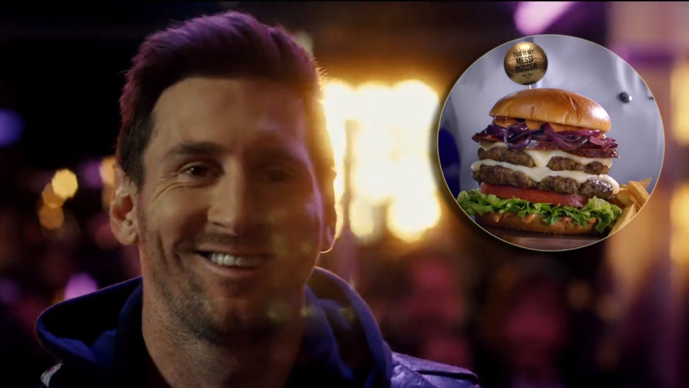As es la Messi Burger, la hamburguesa diseada por Leo