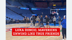 Doncic and the Mavericks take the stress and pressure off after loss to Oklahoma as true friends