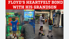 Floyd Mayweather's heartfelt bond with his grandson shines amid criticism