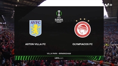 Aston Villa 2-4 Olympiakos: resumen y goles| Conference League (Semifinales, ida)