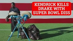 Kendrick Lamar Super Bowl halftime show video goes viral for Drake diss