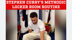 Stephen Curry's Effortless Pre-Game Routine
