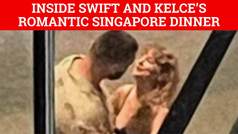 Taylor Swift y Travis Kelce durante una cena romntica en Singapur