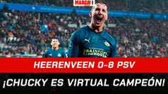 Chucky Lozano es virtual campen de la Eredivisie I Heerenveen 0-8 PSV I Resumen y goles