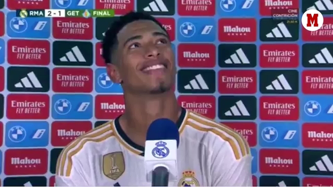 بيلينغهام يسجل أول أهدافه مع ريال مدريد ويعبر عن إعجابه بالجماهير