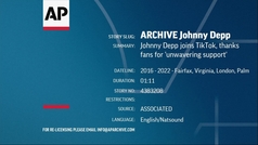 Johnny Depp aparece en TikTok