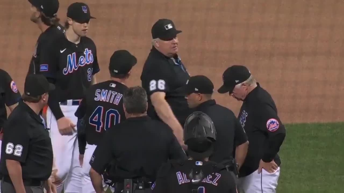 Max Scherzer ejected from Mets' dugout