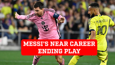 Watch Lionel Messi's near career-ending moment in dangerous play with MacNaughton