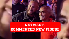 Neymar's physical transformation and his much discussed new figure at Romario's birthday
