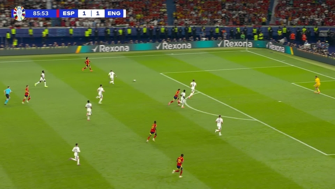 El gol de Oyarzabal a Inglaterra es legal por centímetros: ¿Cómo lo certificó el fuera de juego semiautomático?