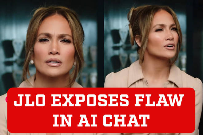 Jennifer Lopez confronts artificial intelligence and exposes an error ...