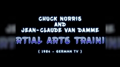 El entrenamiento entre Van Damme y Norris en 1984
