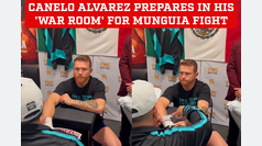 Canelo Alvarez prepares for Munguia fight in his 'war room' with Mexican music