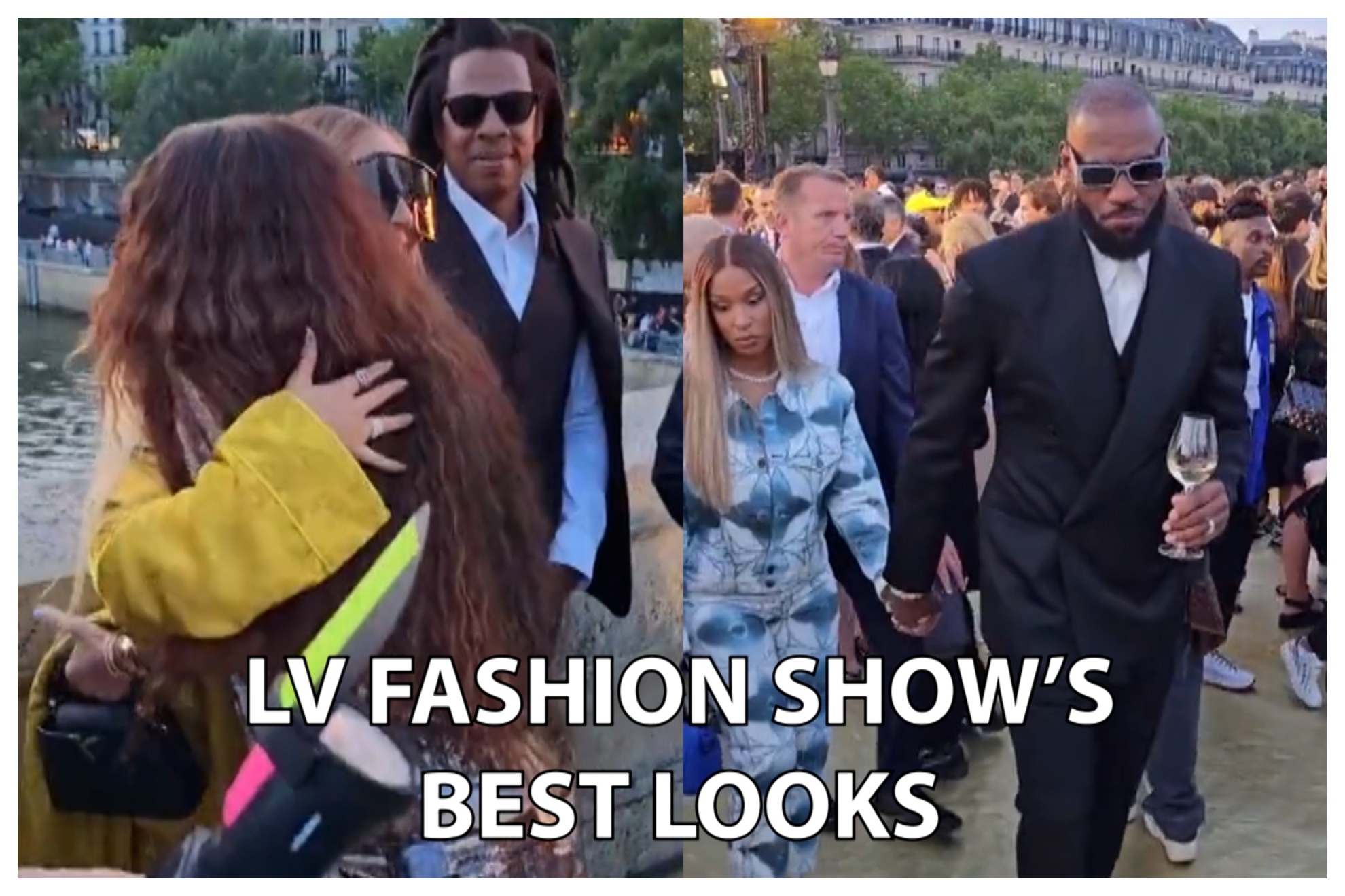 Savannah James Takes Logomania to Louis Vuitton Menswear Fashion Show – WWD