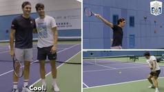 No apto para nostlgicos: as entren Alcaraz en Shangi... con Roger Federer!