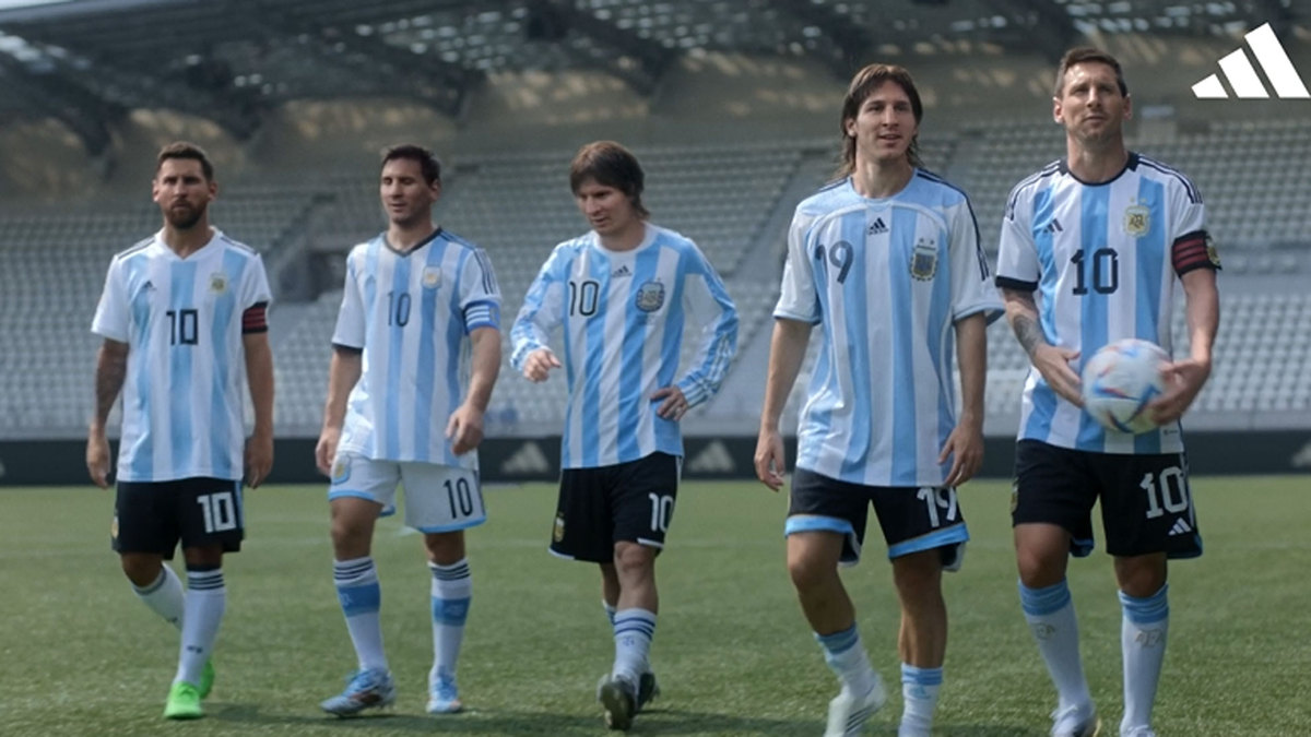 Aislar Susurro avance Messi juega contra su yo más joven en el último anuncio de Adidas | Marcausa