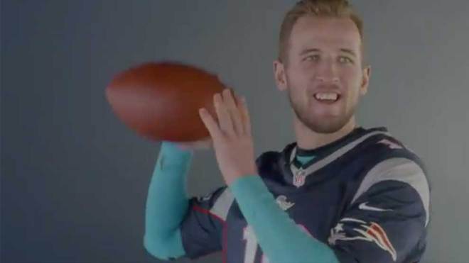Harry Kane, delantero del Tottenham y... ¿futuro jugador de la NFL)