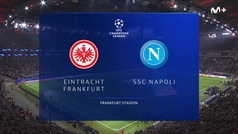 Champions League (Octavos, ida): Resumen y goles del Eintracht 0-2 Nápoles