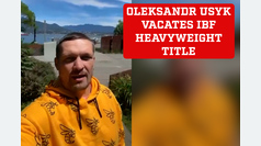 Oleksandr Usyk vacates IBF heavyweight title, paving way for Anthony Joshua and Daniel Dubois