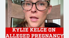 Kylie Kelce talks about her pregnancy rumors