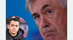 El capote de Ancelotti a Xavi: "Tiene todo para manejar bien la situación..."