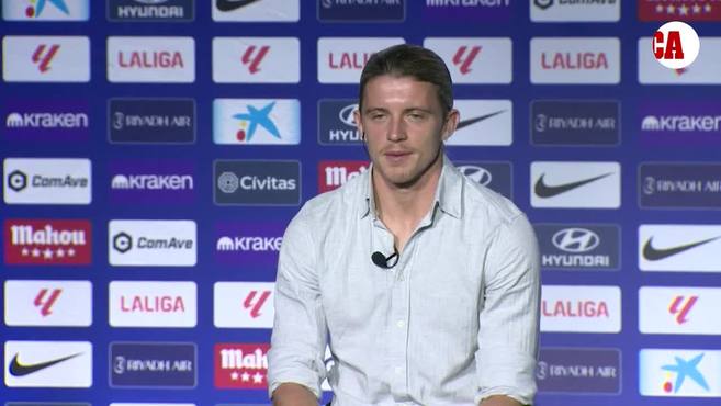 Gallagher: "Creo que encajo bastante bien en la forma de jugar de Simeone"