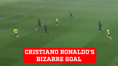 Cristiano Ronaldo's bizarre Goal! The goalkeeper couldn't see anything