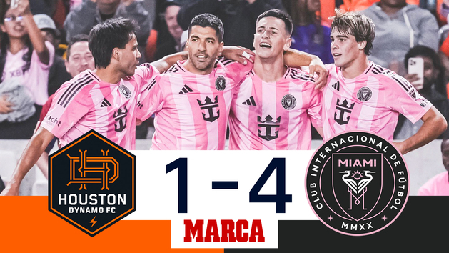 Triple asistencia de Luis Surez para la victoria I Houston 1-4 Inter Miami I Resumen y goles I MLS