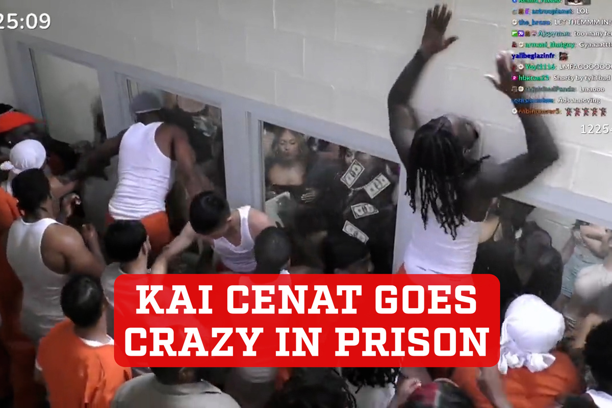 Influencer Kai Cenat goes crazy and creates content in a U.S. prison