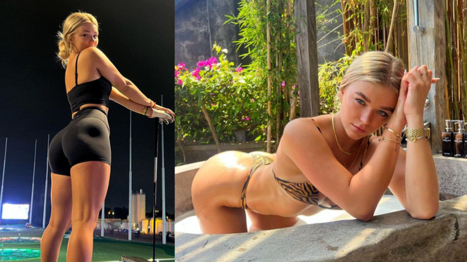 Paige Spiranac rival Katie Sigmond's sister Hailey sizzles in