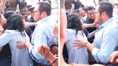 Acusan a hombre de tocar seno de una mujer durante visita de Jorge lvarez Mynez a UAM Xochimilco