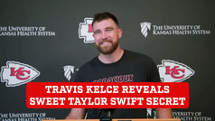 Travis Kelce reveals a sweet secret about Taylor Swift in the kitchen