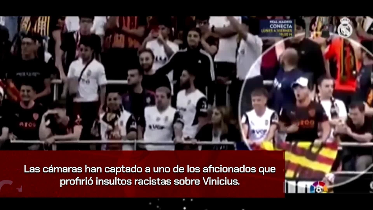 Real Madrid Destapado el hincha que imitó la pose de un mono para referirse a Vinicius Marca Foto porno